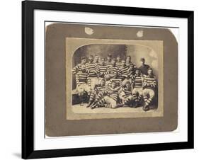 Auckland Touring Team, 1883-Wrigglesworth and Binns-Framed Giclee Print