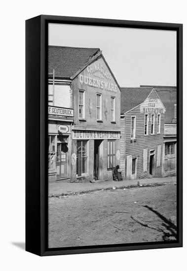 Auction and Negro Sales, Whitehall Street-null-Framed Stretched Canvas