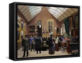 Auction Sale, 1880-Jules Antoine Voirin-Framed Stretched Canvas