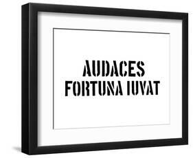 Audaces Fortuna Iuvat-SM Design-Framed Art Print