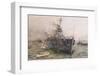 Audacious' One of the Most Powerful Members of the Allied Fleet is Sunk by a German Mine-William Lionel Wyllie-Framed Photographic Print