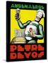 Audenaerde Petre Devos Robot Advertisement Poster-null-Stretched Canvas