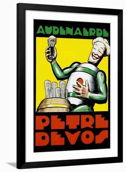 Audenaerde Petre Devos Robot Advertisement-null-Framed Art Print