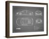 Audi R8 V10-Grey-Mark Rogan-Framed Art Print