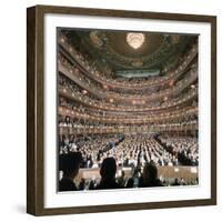 Audience at Gala on the Last Night in the Old Metropolitan Opera House-Henry Groskinsky-Framed Photographic Print