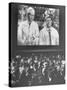 Audience at Omaha Theater Watching Abbott and Costello in Feature Picture "Who Done It"-Alfred Eisenstaedt-Stretched Canvas