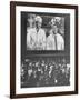 Audience at Omaha Theater Watching Abbott and Costello in Feature Picture "Who Done It"-Alfred Eisenstaedt-Framed Premium Photographic Print