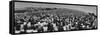 Audience at Woodstock Music Festival-John Dominis-Framed Stretched Canvas