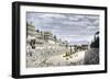 Audience Cheering Charioteersin the Circus Maximus, Ancient Rome-null-Framed Premium Giclee Print