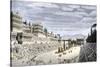 Audience Cheering Charioteersin the Circus Maximus, Ancient Rome-null-Stretched Canvas