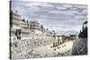 Audience Cheering Charioteersin the Circus Maximus, Ancient Rome-null-Stretched Canvas