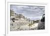 Audience Cheering Charioteersin the Circus Maximus, Ancient Rome-null-Framed Premium Giclee Print
