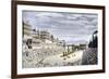 Audience Cheering Charioteersin the Circus Maximus, Ancient Rome-null-Framed Premium Giclee Print