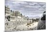 Audience Cheering Charioteersin the Circus Maximus, Ancient Rome-null-Mounted Premium Giclee Print