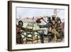 Audience Enjoying a College Football Game, 1880s-null-Framed Giclee Print