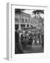 Audience Enjoying the Vienna Philharmonic Orchestra Performing an Outdoor Mozart Concert-null-Framed Photographic Print