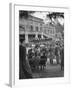 Audience Enjoying the Vienna Philharmonic Orchestra Performing an Outdoor Mozart Concert-null-Framed Photographic Print