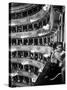 Audience in Elegant Boxes at La Scala Opera House-Alfred Eisenstaedt-Stretched Canvas