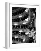 Audience in Elegant Boxes at La Scala Opera House-Alfred Eisenstaedt-Framed Photographic Print