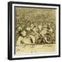 Audience in the Gallery-Honore Daumier-Framed Giclee Print