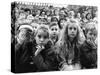 Audience of Children Sitting Very Still, with Rapt Expressions, Watching Puppet Show at Tuileries-Alfred Eisenstaedt-Stretched Canvas