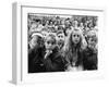 Audience of Children Sitting Very Still, with Rapt Expressions, Watching Puppet Show at Tuileries-Alfred Eisenstaedt-Framed Photographic Print