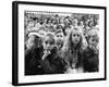 Audience of Children Sitting Very Still, with Rapt Expressions, Watching Puppet Show at Tuileries-Alfred Eisenstaedt-Framed Photographic Print