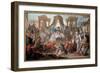 Audience of the Emperor of China the Subjects Prostrate before the Emperor. Painting by Francois Bo-Francois Boucher-Framed Giclee Print