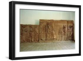 Audience Relief from the North Facade of the Apadana Stairway, Persepolis, Depicting Xerxes-null-Framed Giclee Print