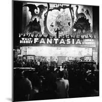 Audiences Gathered Outside Theater For the Brazilian Premiere of Walt Disney's "Fantasia"-Hart Preston-Mounted Photographic Print