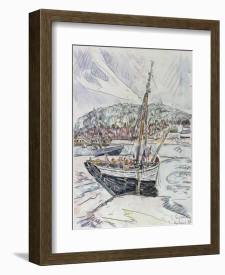 Audierne, 1927-Paul Signac-Framed Giclee Print