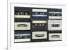 Audio Cassettes. Retro Background-Krasovski Dmitri-Framed Photographic Print