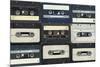 Audio Cassettes. Retro Background-Krasovski Dmitri-Mounted Photographic Print