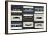 Audio Cassettes. Retro Background-Krasovski Dmitri-Framed Photographic Print