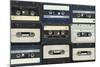 Audio Cassettes. Retro Background-Krasovski Dmitri-Mounted Photographic Print