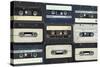 Audio Cassettes. Retro Background-Krasovski Dmitri-Stretched Canvas