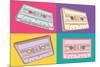 Audio Cassettes-Alex_Bond-Mounted Premium Giclee Print