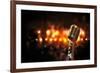 Audio Microphone Retro Style-Sergey Nivens-Framed Art Print