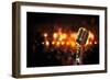 Audio Microphone Retro Style-Sergey Nivens-Framed Art Print