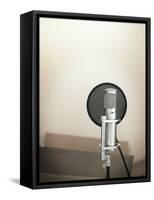 Audio Recording Microphone-Kevin Lange-Framed Stretched Canvas
