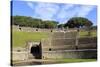 Auditorium and Entrance Gate, Amphitheatre, Roman Ruins of Pompeii, Campania, Italy-Eleanor Scriven-Stretched Canvas