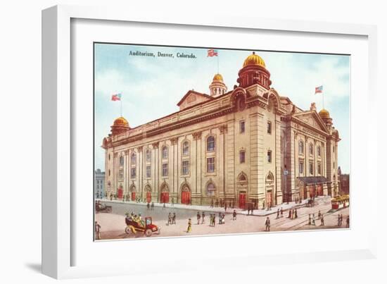 Auditorium, Denver, Colorado-null-Framed Art Print