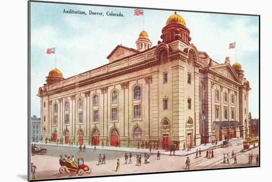 Auditorium, Denver, Colorado-null-Mounted Art Print