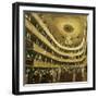 Auditorium in the "Altes Burgtheater", the old Court Theatre, replaced by a new building in 1888.-Gustav Klimt-Framed Giclee Print