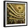 Auditorium in the "Altes Burgtheater", the old Court Theatre, replaced by a new building in 1888.-Gustav Klimt-Framed Giclee Print