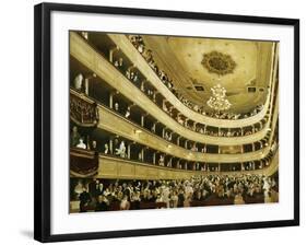 Auditorium in the Altes Burgtheater-Gustav Klimt-Framed Giclee Print