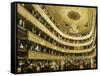 Auditorium in the Altes Burgtheater-Gustav Klimt-Framed Stretched Canvas