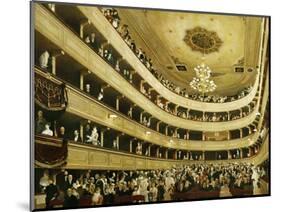 Auditorium in the Altes Burgtheater-Gustav Klimt-Mounted Giclee Print