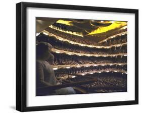 Auditorium of Metropolitan Opera Packed to Capacity, Night of Inaugural Performance, Lincoln Center-John Dominis-Framed Photographic Print