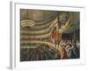 Auditorium of the Bolshoi Theatre, Moscow, Russia, 1856-Mihály Zichy-Framed Giclee Print